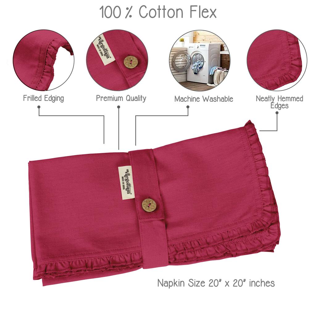 Vargottam Черный домашний декор вечеринки обеденный стол льняные многоразовые салфетки набор-упаковка из