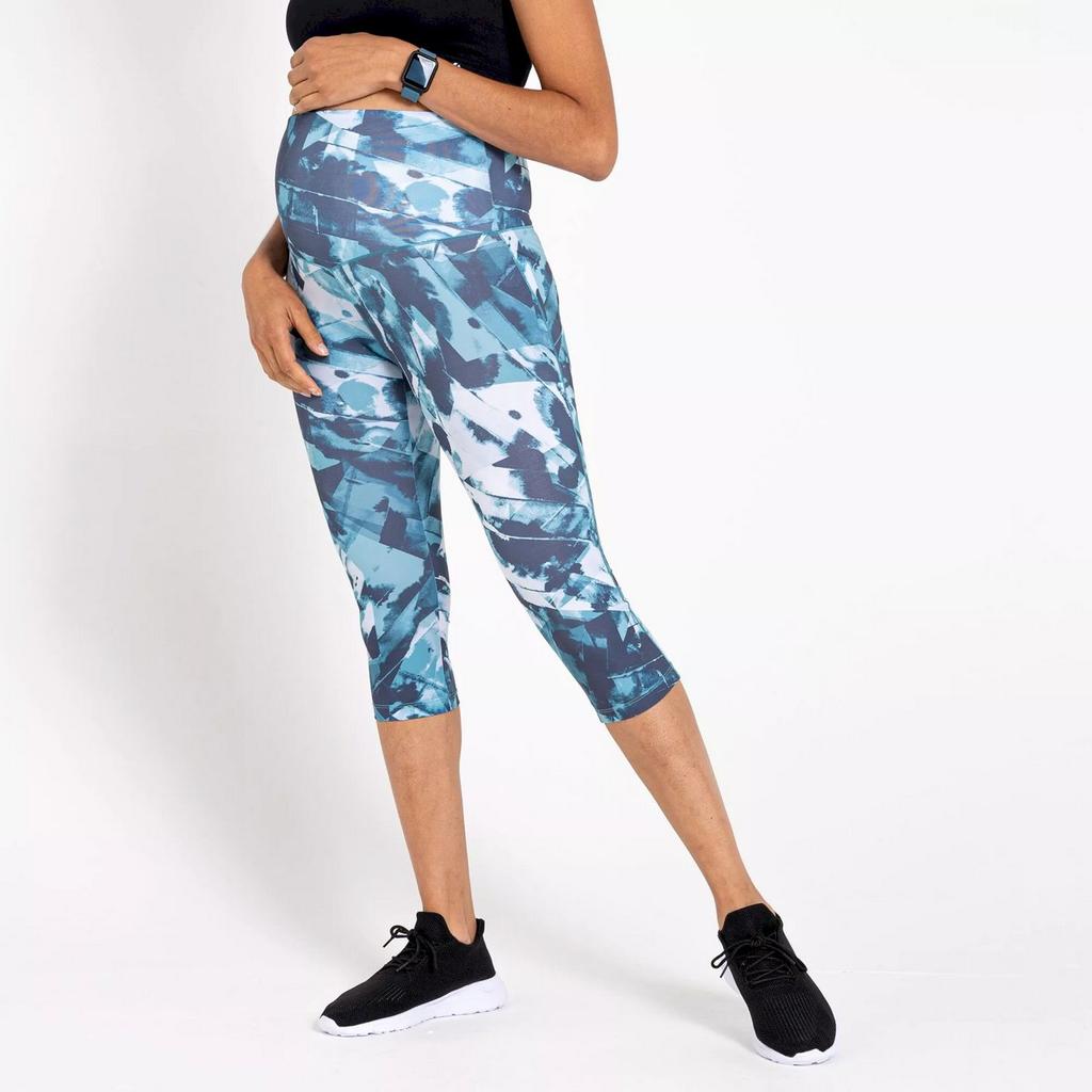 Womens/Ladies Influential II Painted Effect Maternity 3/4 Tights