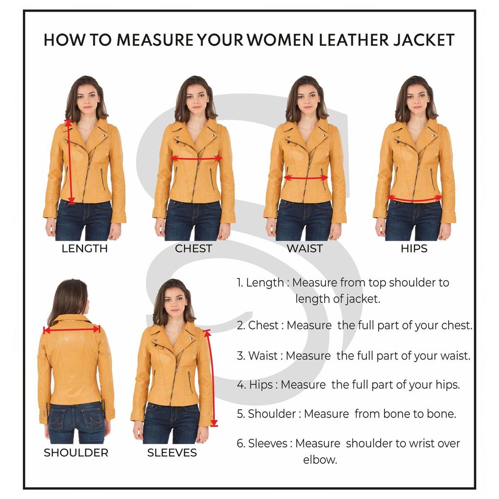 SKINOUTFIT Women's Stylish Genuine Lambskin Soft Leather Slim Fit Black Biker Jacket Coat