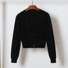 2022 Women's Slim-Fit Long-Sleeve Knit Cardigan Sweater - Spring/Autumn Fashion