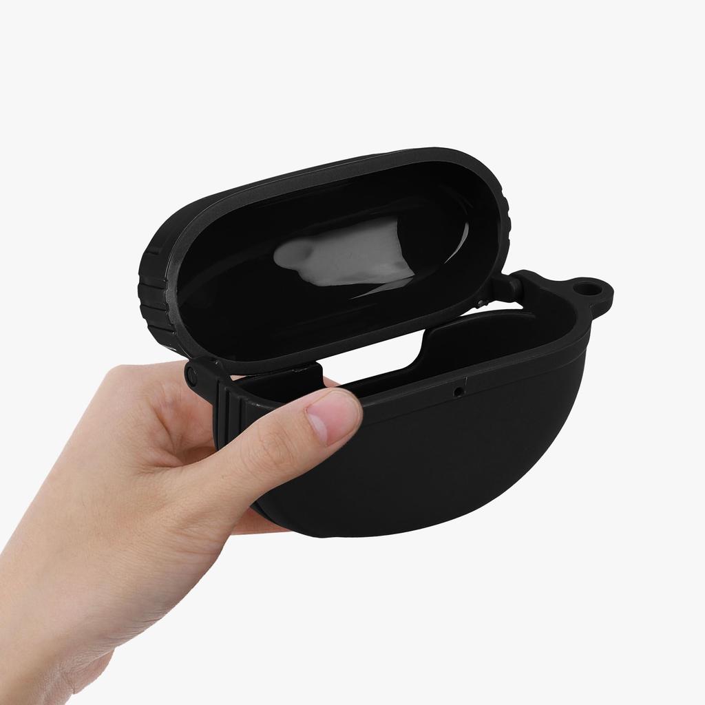 Kwmobile Sony Совместимый чехол для наушников Чехол ударопрочный устойчивый к царапинам чехол для зарядки TPU черный WF-1000XM5 - -