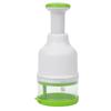 Fresh Food Chopper with Rotating Zig-Zag Blade One-Handed Chopping Dishwasher Safe Kitchen Gadget Onions Garlic Herbs Nuts