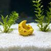 Лунная Аквариумная Укрывная Пещера Аквариум Лунный Орнамент Многоотверстный Аквариумный Тоннель-Укрытие для Маленьких Рыбок и Креветок
