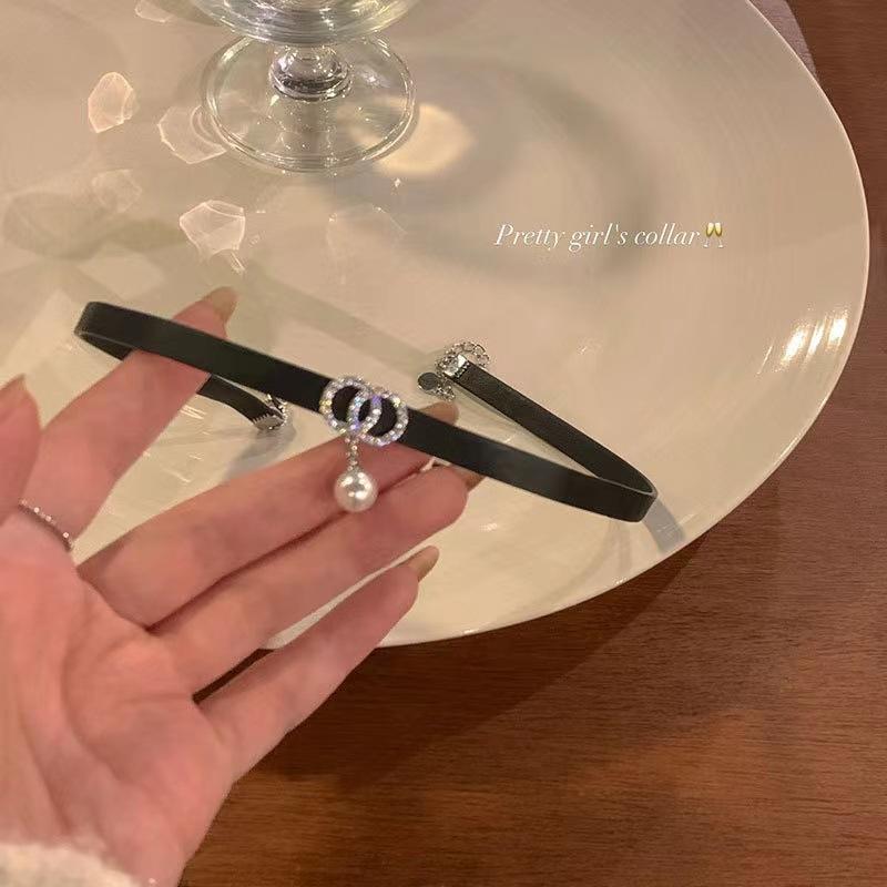 Осенне-зимняя атмосфера жемчужное колье-чокер ожерелье-воротник легкая роскошь нишевый дизайн темперамент ключичная цепочка леди