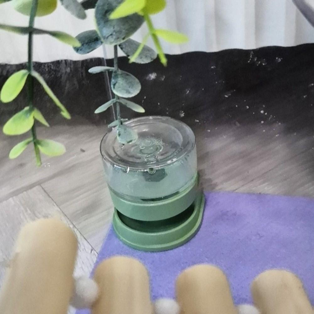 Detachable Reptiles Water Feeder Plastic Turtle Water Bowl Reptile Water Dispenser Tank Landscape