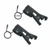 NiceAI Microphone Clip, Adjustable Loop Inner Diameter from 6.2mm to 7.5mm, Versatile, Compatible with Sony UWP Series Microphone Holder, Black, Set o