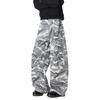 Camouflage Work Pants Men's Autumn Wide Leg Pants Retro Loose Casual Pants