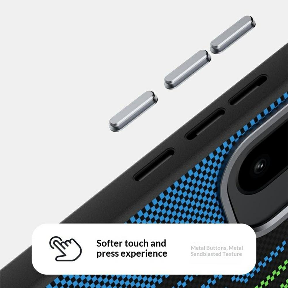 ABEEL Для OnePlus 15R 5G Магнитный Чехол Микро-тиснение 6D Печать ПК ТПУ Алюминиевый сплав Кожаный Чехол для Телефона