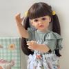 22'' 55cm Reborn Babies Doll Girl Toddler Betty Waterproof Full Vinyl Body Simulation Doll Children Bath Toy Baby Dolls for Kids Birthday Xmas Present