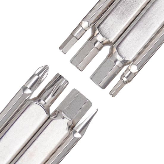 Multifunctional Wrench 8 In 1 Pocket Size Foldable Easy Storage High Strength Mini Bike Multitool Repair Kit Road And Mountain Bikes