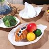 Ceramic Salad Plate Creative Dessert Tray Kitchen Organizer Sashimi Plate  Restaurant