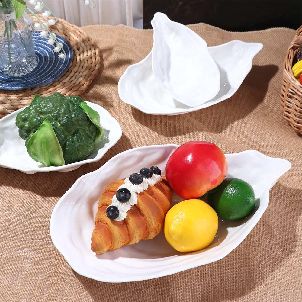 Ceramic Salad Plate Creative Dessert Tray Kitchen Organizer Sashimi Plate Restaurant