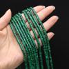 Natural Stone Beads Malachite Cylindrical Isolation Beads Charms For Jewelry Making DIY Necklace Bracelet Earrings Accessory