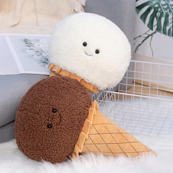 Мороженое, плюшевая игрушка, мультяшная красочная кукла-мороженое, плюшевая плюшевая подушка, украшение, мягкая кукла, подушка, украшение для дома, вечерние, подарок на день рождения