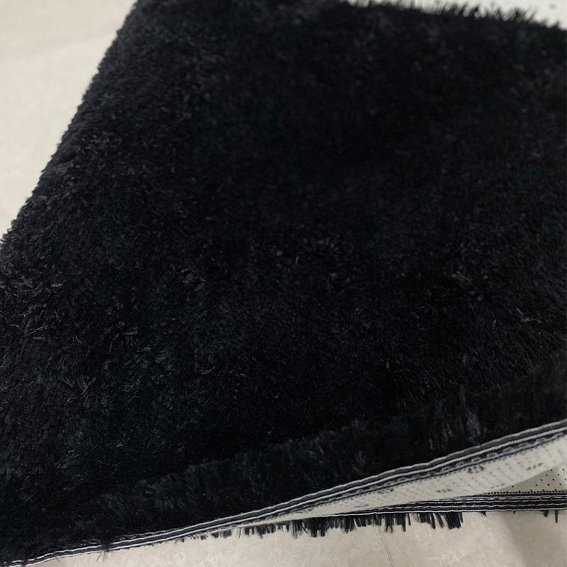 Ковер в гостиной, моющийся, нескользящий, пушистый, мягкий, большой коврик для спальни, черный, белый, зеленый, прикроватный, украшение для дома, напольные коврики