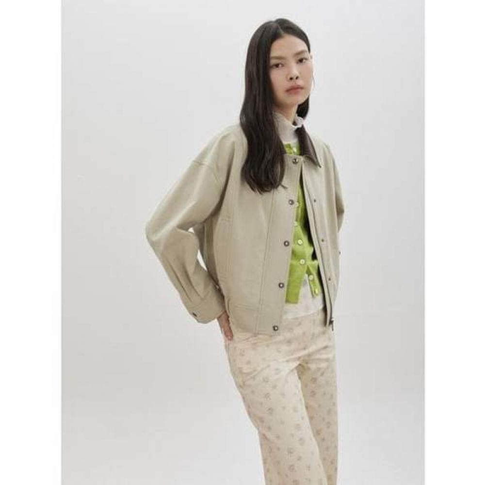Cc Collect Corduroy Collar Cotton Crop Jumper C261msj003