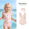 2026 Детский быстросохнущий цельный купальник с рукавами-воланами, Милый для 2-летних