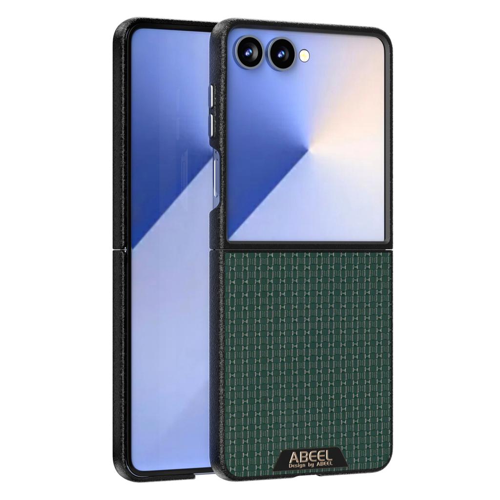 ABEEL Чехол для Samsung Galaxy Z Flip7 5G, совместимый с MagSafe, текстурированная задняя крышка с микро-тиснением