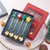4pcs/set Christmas Cutlery Cartoon Festive Flatware Dining Table Accessories *