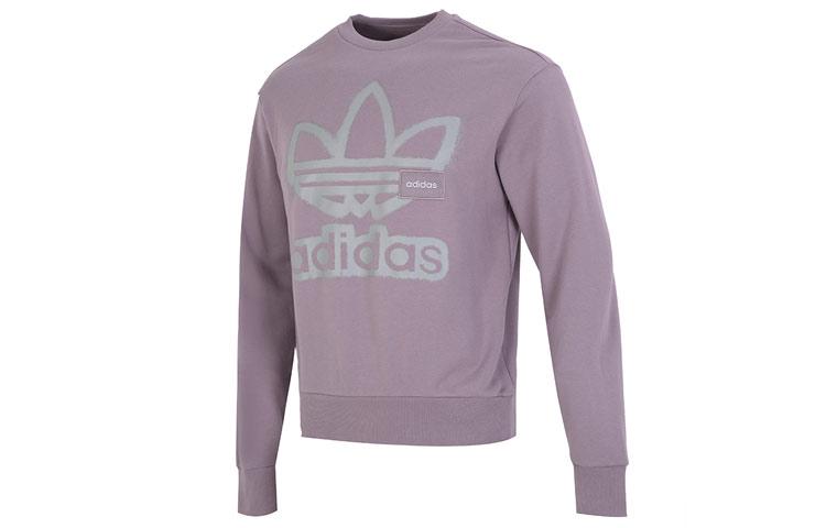 Adidas Originals Adi Color Sweatshirts Men's Purple Crew Neck Moderate Regular HS1997