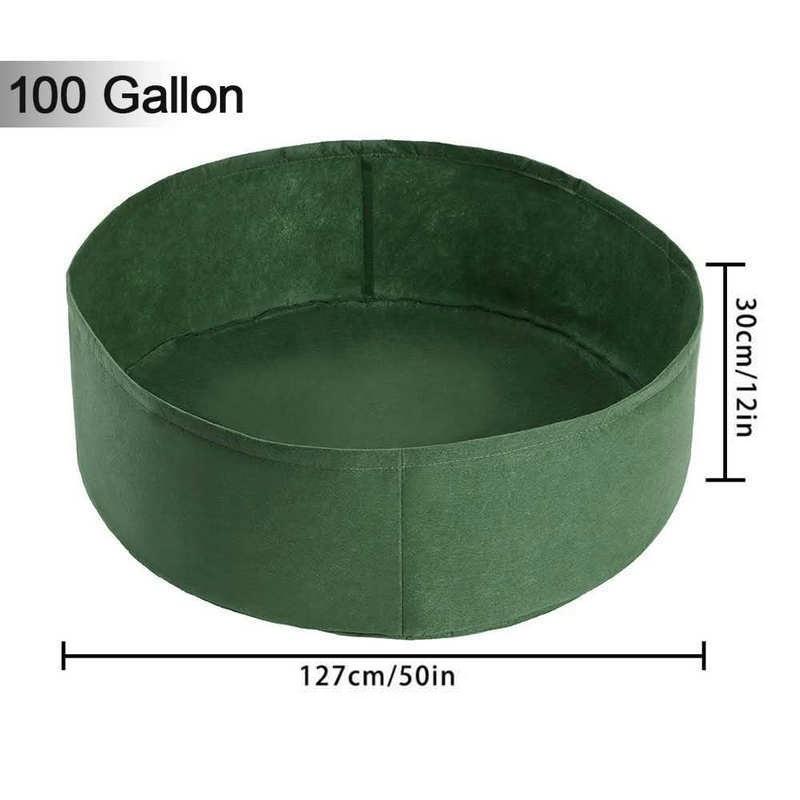 15/50/100 Gallon Large Capacity Plants Growing Bag Garden Flower Planter Elevated Vegetable Box Planting Grow Bag