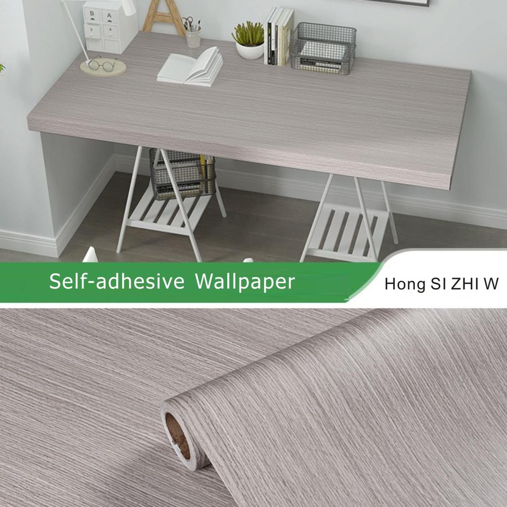 6M Waterproof Self Adhesive Vinyl Wallpapers Roll Furniture Cabinets PVC Decorative Film Wood Grain Stickers for DIY Home Decor