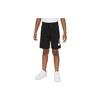Kids Logo Print Straight-Leg Shorts Kids Bottoms Black DB6990-011