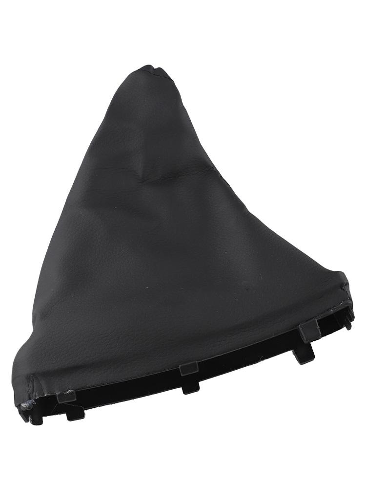 Кожаный чехол ручника черного цвета, изготовленный на заказ для салонов автомобилей