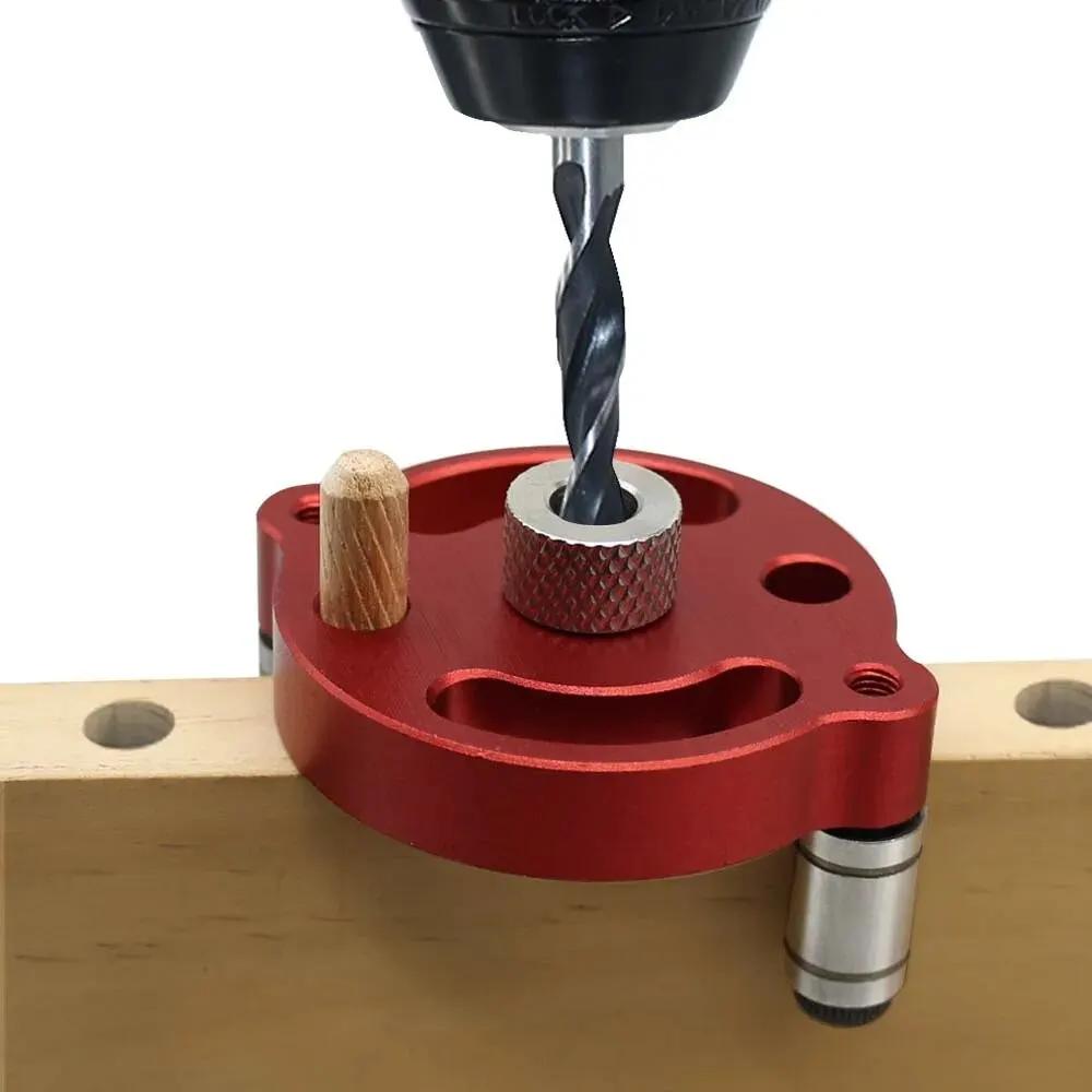 Деревообрабатывающий дюбельный кондуктор-локатор 6/8/10 мм самоцентрирующийся вертикальный дырокол DIY инструменты для мебельного столярного дела