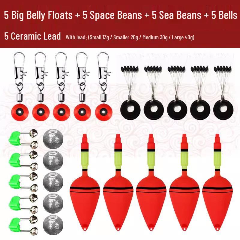Большой животик Длинный заброс Светящийся поплавок для рыбалки на море и серебряного карпа