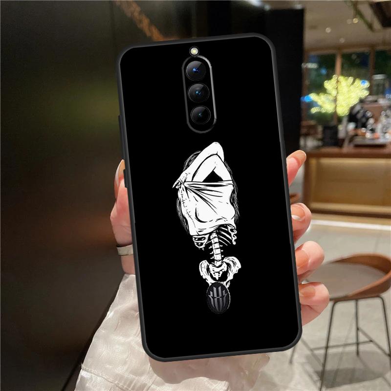 Aesthetics Skeleton Phone Case For ZTE Nubia Red Magic 9 Pro Plus 6 7 8 Pro 6S 7S 8S Pro Plus 5G 5S 6R Cover