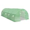 VidaXL Greenhouse 600x300x200 Cm Green Galvanized Steel Garden Greenhouse Vegetable Shelters 45536