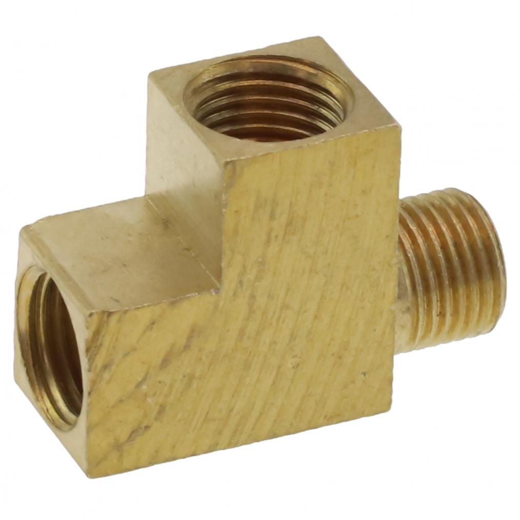 Brass T Distributor M X Note Oil Pressure Indicator T Distributor Angle Adapter