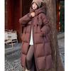 The New Thickened Down Cotton Jacket Women's Long Over the Knee Cotton-padded Korean Version of the Loose Bread Clothing