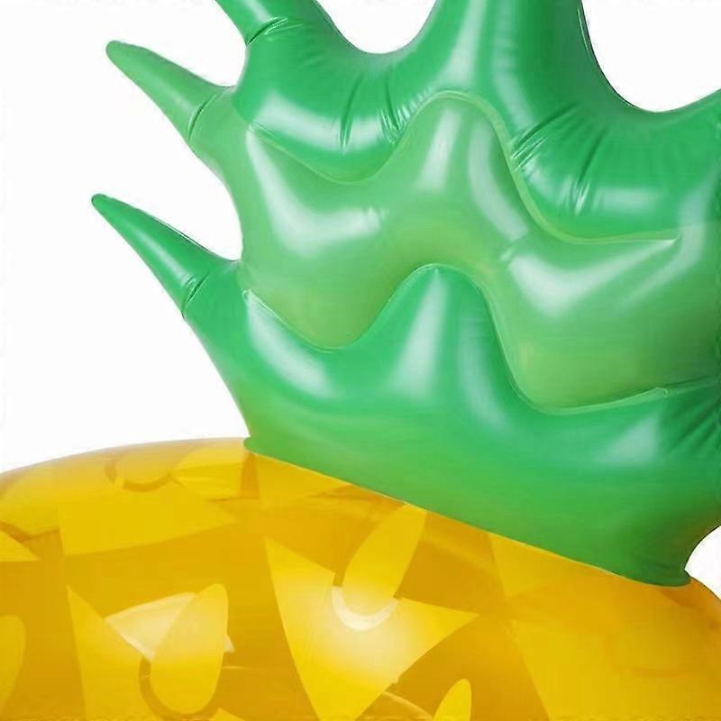 Dww-105cm Inflatable Pool Float, Adult Swimming Rings, Large Inflatable Pineapple Pool Float, Multi-Purpose Inflatable Hammock, with Cup Holder, Summe