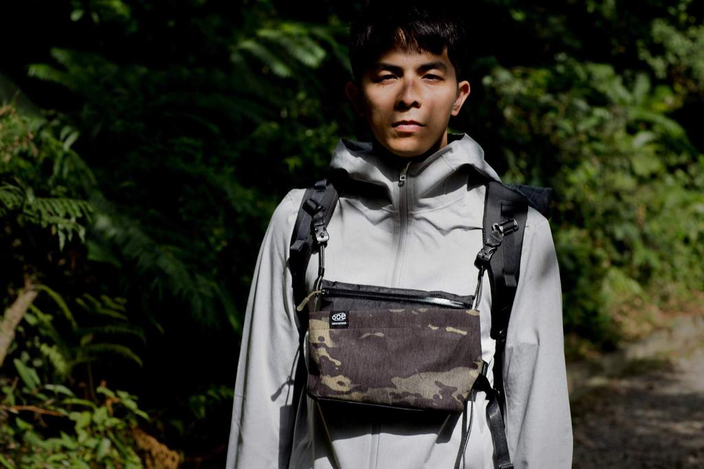 [MONS] Ooe Slash Bag X-PAC™ SACOCHE (Black Camouflage)