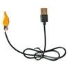 Винтажные Гирлянды с Пламенем Дизайн Plug and Play Рождественские Лампочки с Наконечником в Виде Пламени для Камина Праздничного Декора