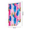 Brushstrokes wallpaper powder pink and blue 50x1000