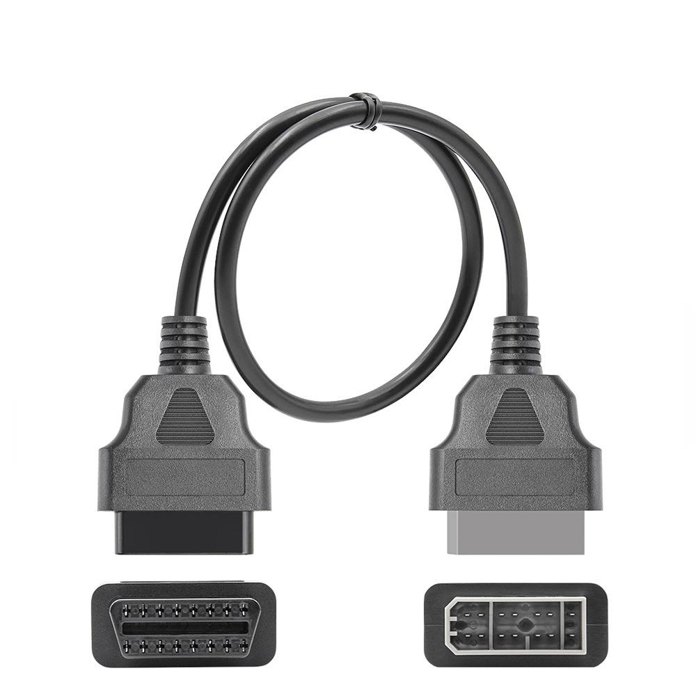14-контактный к OBD2 16-контактному КАБЕЛЬ-АДАПТЕР ДЛЯ ДИАГНОСТИКИ АВТОМОБИЛЬНОГО КОДА Для NISSAN