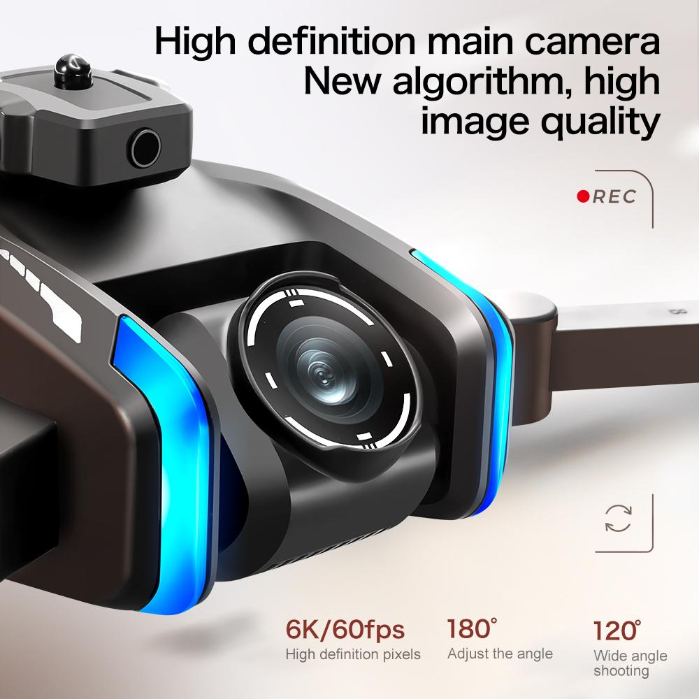 2025 New LYZRC XT808 Drone Screen Display 8K Professional HD Dual Camera 5G Optical Flow GPS Brushless Motor Folding RC Quadcopter Toy