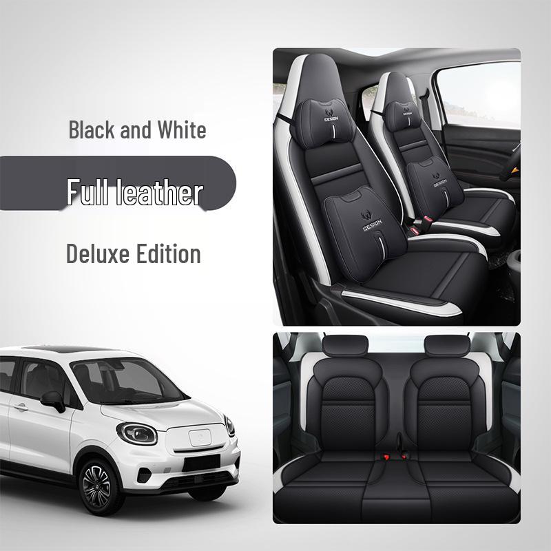 LJ Special Car Seat Cushion for Leapmotor T03 - Leather & Ice Silk, All-Season Sport Pad