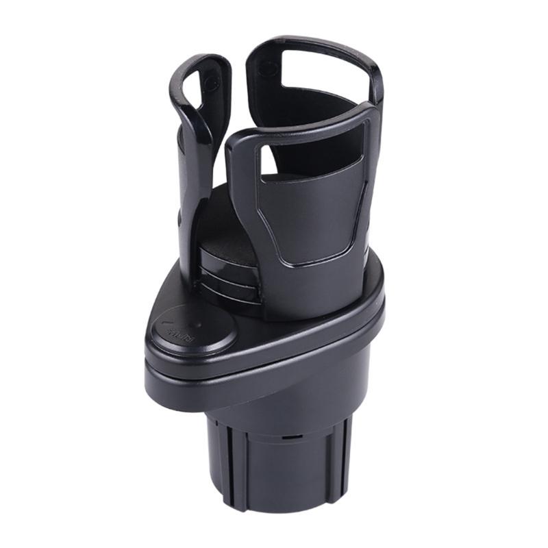 2 In 1 Adjustable Car Cup Holder Car Multifunction Cup Holder Expander Adapter 360 Rotating Car Cup Mount Holder
