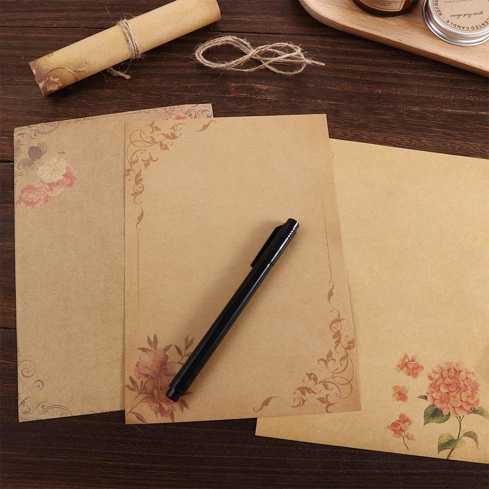 Day Letter Paper Craft Paper Kraft Paper Envelope Letter Pad Writing Paper Retro Vintage