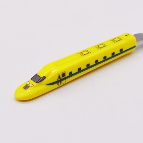 Daiwa Toy Shinkansen Train Spoon, Approx. 15.5cm, 923 Series Doctor Yellow, Made In Japan, Tableware Train NS-05