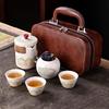Changbaosen Portable Ceramic Ancient Charm Travel Tea Set