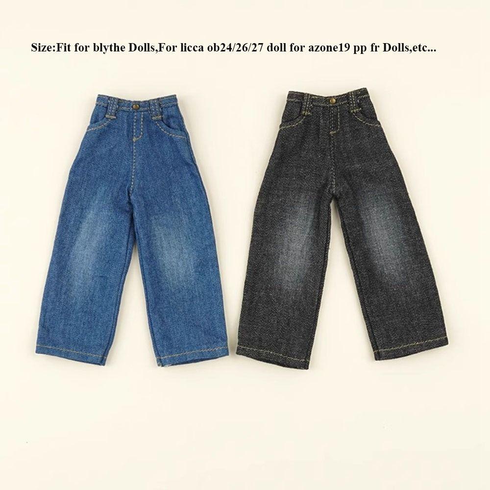 Джинсовые брюки ручной работы для куклы licca ob24/26/27 для кукол blythe для кукол azone19 pp fr