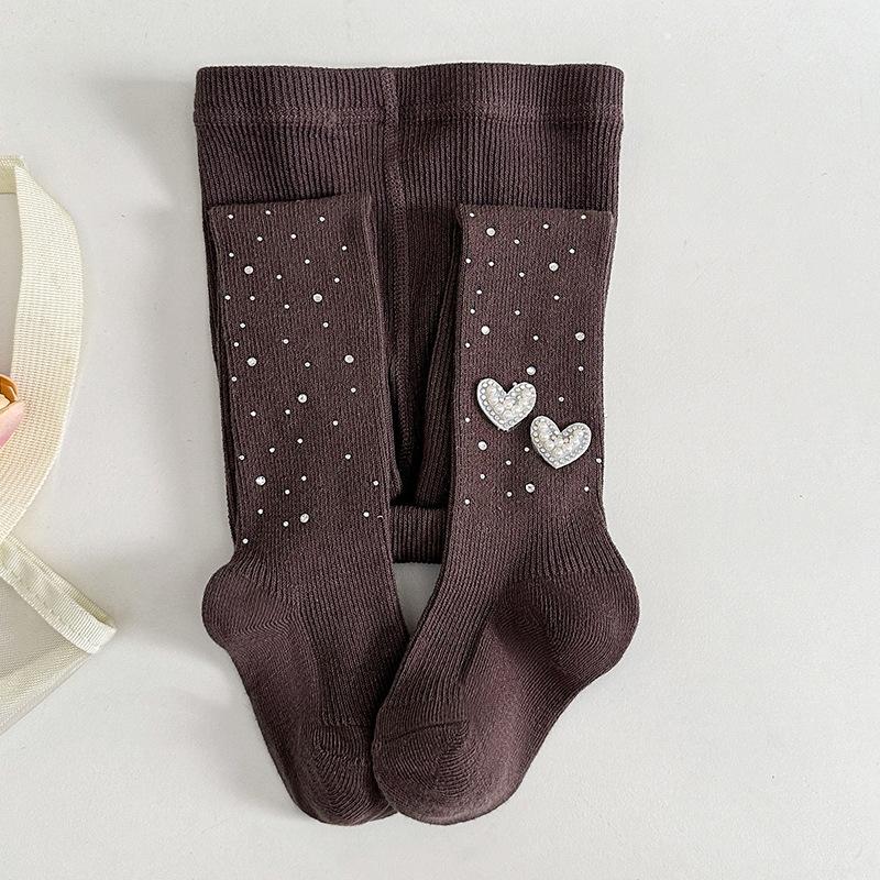 Sparkling Kids Girls Tights White Sheer Pantyhose Spring Fall Thin Dressy Leggings with Rhinestones Dressy Outwear Party Tights