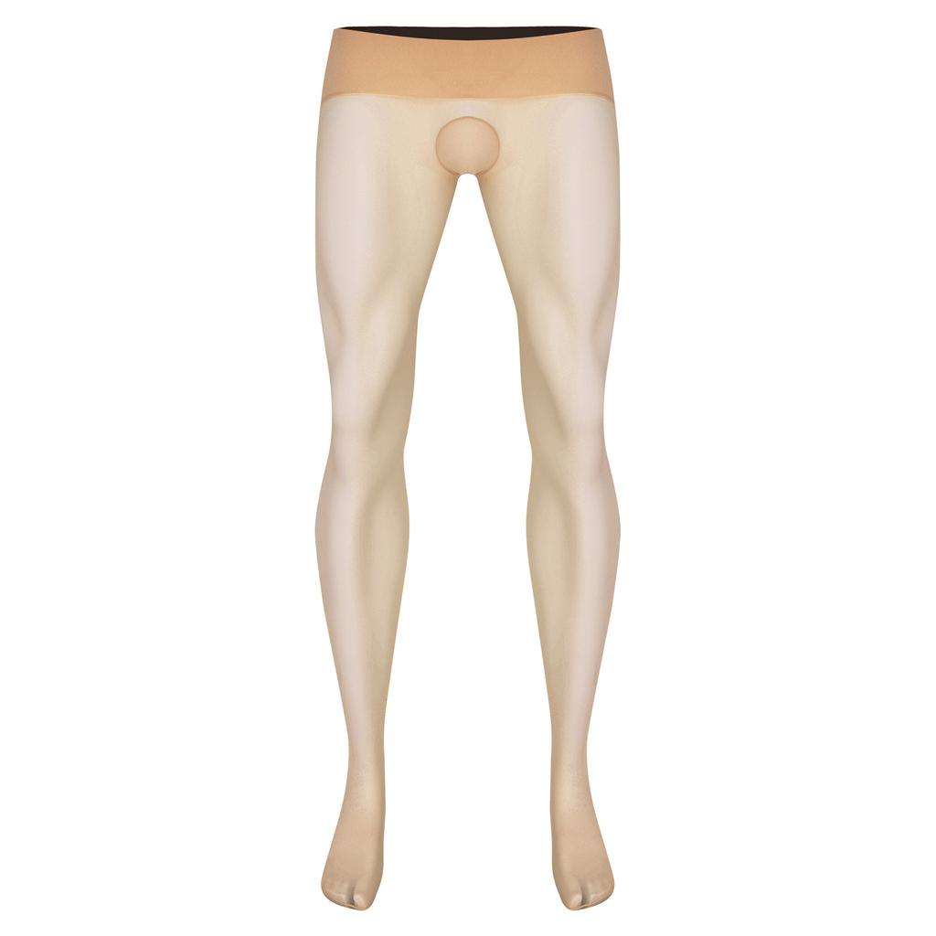 Мужские Ультратонкие Эластичные Колготки Чулки С Высокой Талией Бесшовные Прозрачные Леггинсы Одежда Для Сна