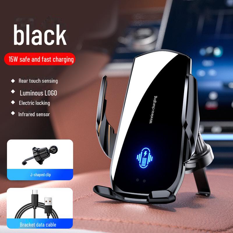 Беспроводное автомобильное зарядное устройство и держатель для телефона A1 A2 — быстрая зарядка с 10 функциями безопасности