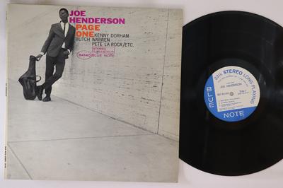 Виниловая пластинка JOE HENDERSON - Page One BST84140 BLUE NOTE 1966 США Джаз Б/у